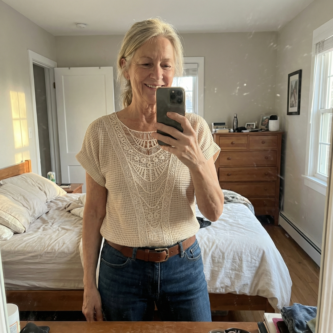 Simone Top — Crochet Waffle | Boho Elegance