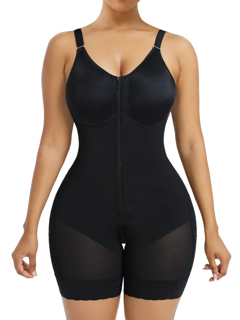 Elite Colombian Full Body Shaper With Front Zipper