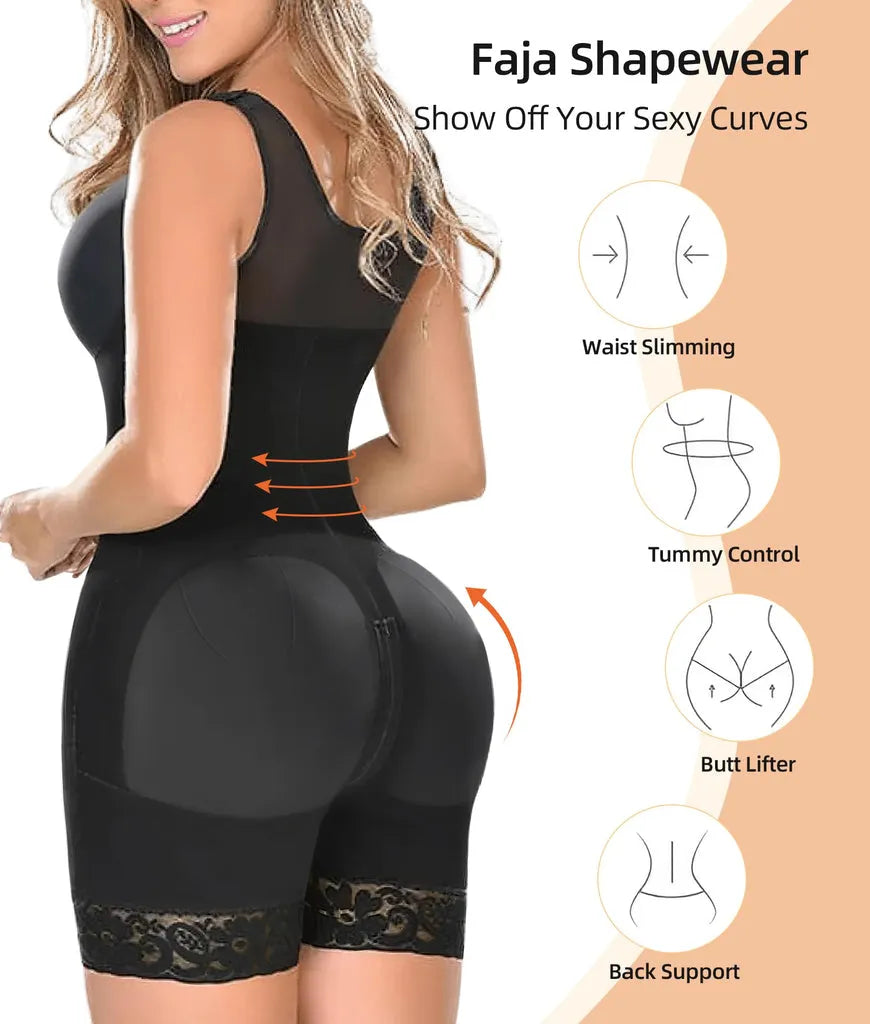 Elite Colombian Post Surgery Full Body Shaper Butt Lift