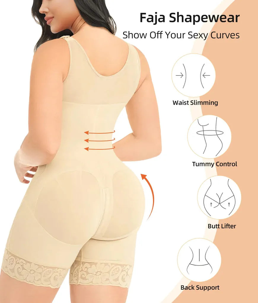 Elite Colombian Post Surgery Full Body Shaper Butt Lift