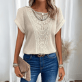 Simone Top — Crochet Waffle | Boho Elegance