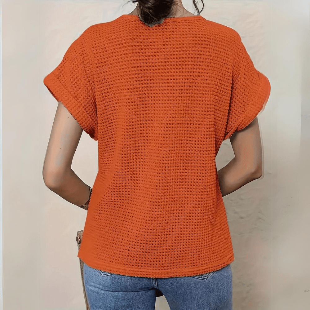 Simone Top — Crochet Waffle | Boho Elegance